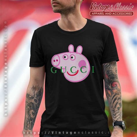 peppa pig gucci shirt taobao|Gucci flying pig.